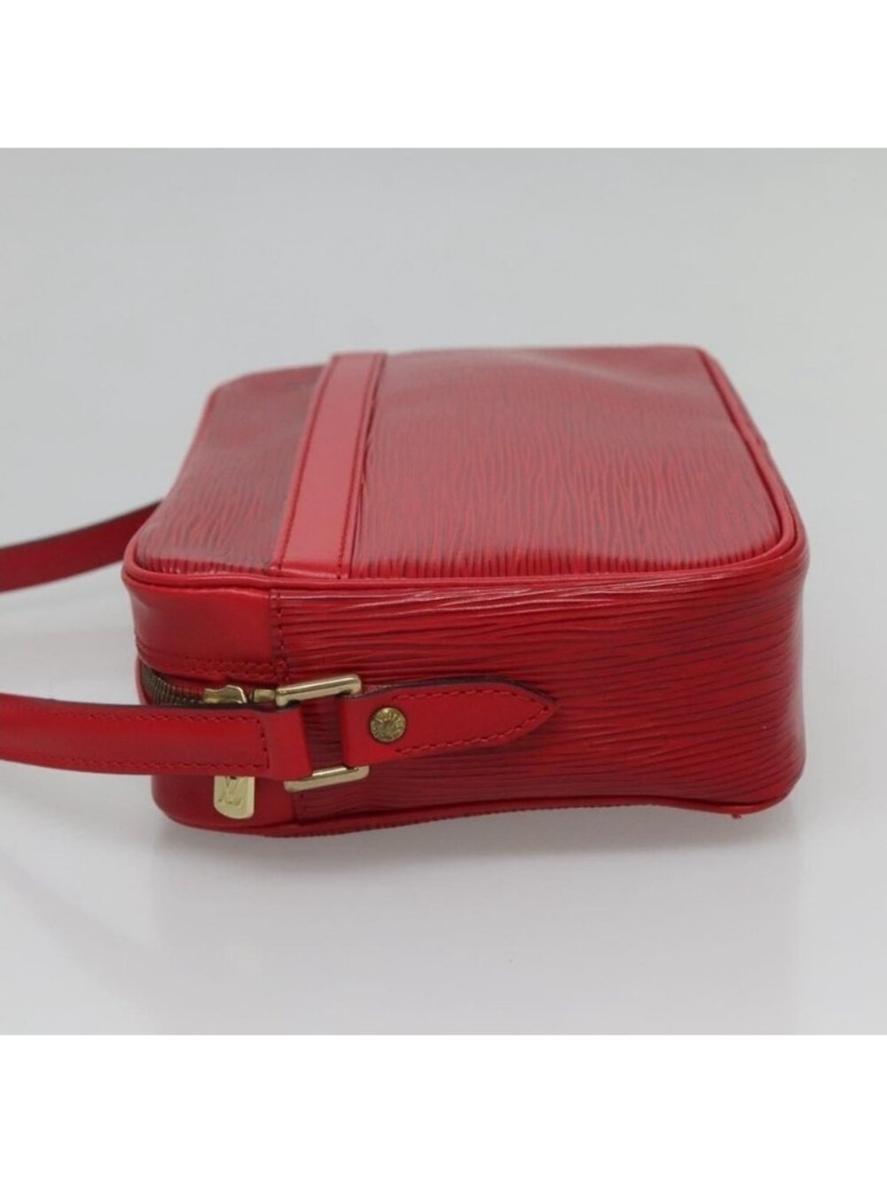 Authentic LOUIS VUITTON Epi Trocadero 23 Shoulder Bag Red M52307 LV - Picture 11 of 16